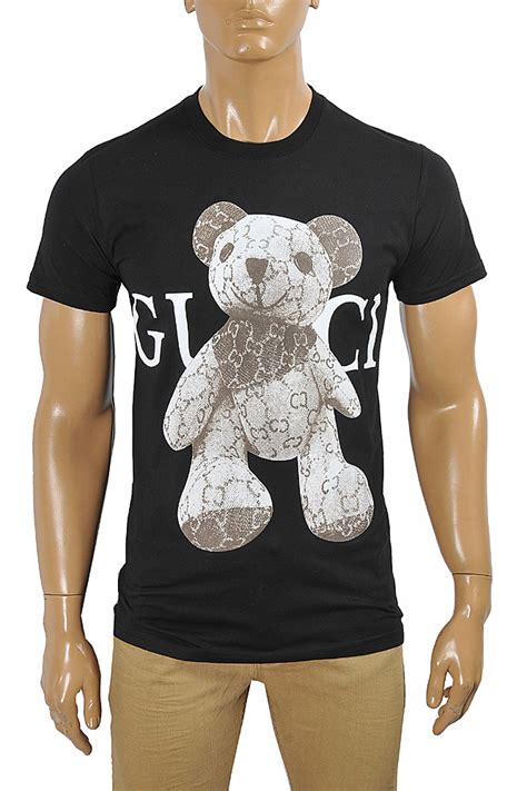 black leather teddy bear gucci|gucci teddy bear t shirt.